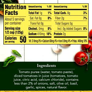 1/2 cup (125 g) Spicy Tomato