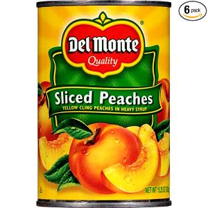 1/2 cup (126 g) Sliced Cling Peaches