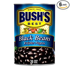 1/2 cup (127 g) Whole Black Beans