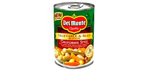 1/2 cup (128 g) California Style Vegetable & Bean Blends