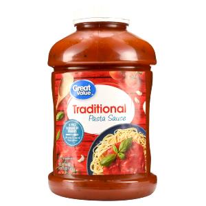 1/2 cup (128 g) Traditional Pasta Sauce