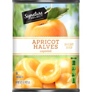 1/2 cup (128 g) Unpeeled Apricot Halves