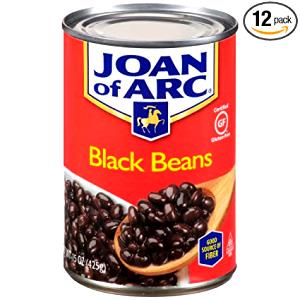 1/2 cup (129 g) Select Black Beans