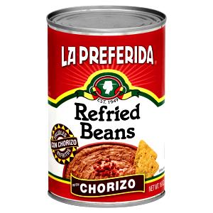 1/2 cup (130 g) Chorizo Refried Beans