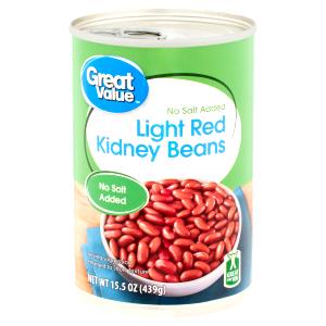 1/2 cup (130 g) No Salt Added Light Red Kidney Beans