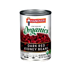 1/2 cup (130 g) Organics Dark Red Kidney Beans