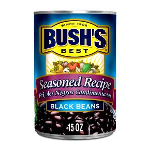 1/2 cup (130 g) Seasoned Recipe Black Beans