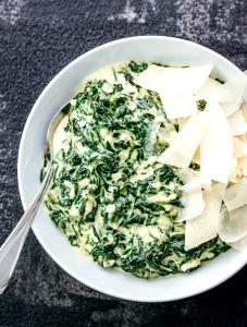 1/2 cup (132 g) Creamed Spinach