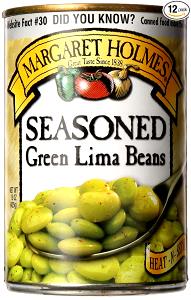 1/2 cup (141 g) Seasoned Medium Green Lima Beans