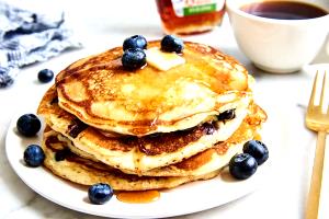 1/2 cup (3 4" pancakes) Blueberry Pancake Mix