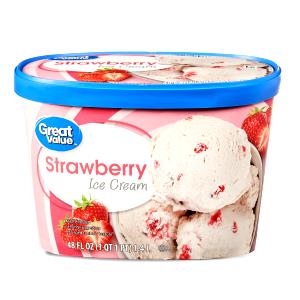 1/2 Cup (4 Fl Oz) Strawberry Ice Creams