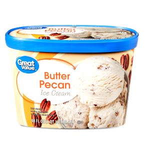 1/2 cup (4 oz) Butter Pecan Ice Cream