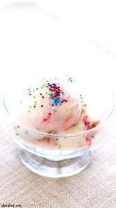 1/2 cup (4 oz) Cake Batter Frozen Yogurt