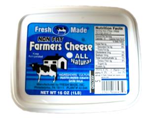 1/2 cup (4 oz) Low Fat Farmer Cheese