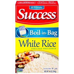 1/2 cup (50 g) Boil-in-Bag White Rice