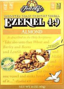 1/2 cup (57 g) Ezekiel 4:9 Sprouted Whole Grain Cereal - Almond