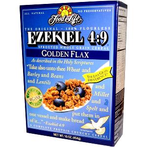 1/2 cup (57 g) Ezekiel 4:9 Sprouted Whole Grain Cereal - Golden Flax