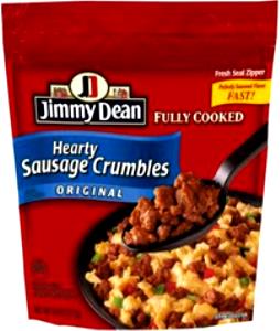 1/2 cup (57 g) Hearty Sausage Crumbles Original