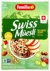 1/2 cup (57 g) No Added Sugar Swiss Muesli