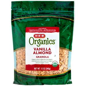 1/2 cup (57 g) Organics Vanilla Almond Granola