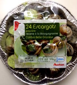 1/2 cup (59 g) Escargots