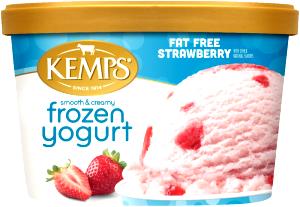 1/2 cup (64 g) Lowfat Strawberry Frozen Yogurt