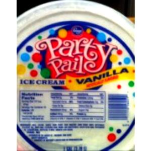 1/2 cup (64 g) Party Pail Vanilla Ice Cream