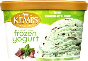 1/2 cup (65 g) Mint Chocolate Chip Frozen Yogurt