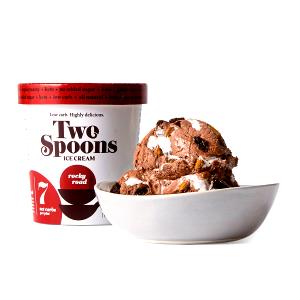 1/2 cup (65 g) No Sugar Added Rocky Road Ice Cream