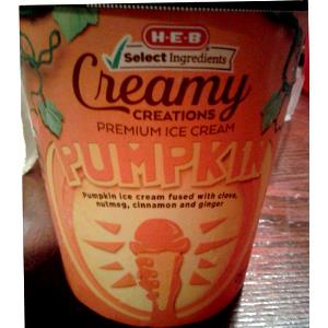 1/2 cup (65 g) Premium Pumpkin Ice Cream