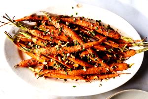 1/2 cup (65 g) Thai Style Soy Ginger Carrots with Toasted Almonds