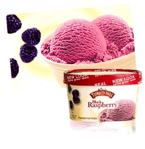 1/2 cup (66 g) Black Raspberry Premium Ice Cream