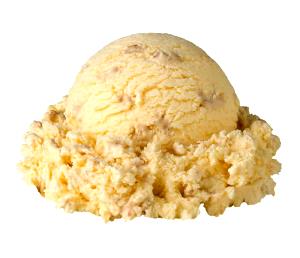 1/2 cup (66 g) Butter Brickle Premium Ice Cream