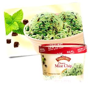 1/2 cup (66 g) Choco Mint Chip Premium Ice Cream