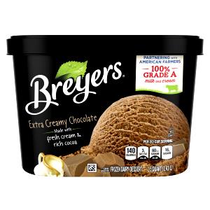 1/2 cup (66 g) Extra Creamy Chocolate Ice Cream