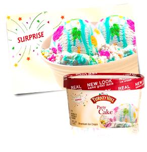 1/2 cup (66 g) Party Cake Premium Ice Cream