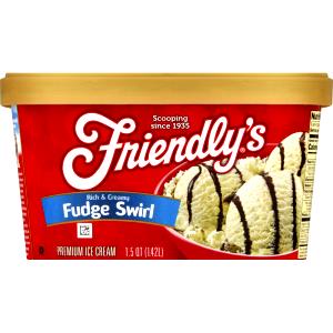 1/2 cup (67 g) Premium Fudge Swirl Ice Cream