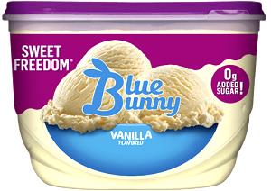 1/2 cup (67 g) Sweet Freedom Vanilla Ice Cream