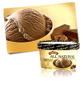 1/2 cup (70 g) All Natural Belgian Style Chocolate Ice Cream