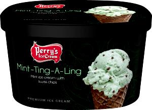 1/2 cup (70 g) Premium Mint Ting-A-Ling Ice Cream