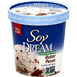 1/2 cup (70 g) Soy Dream Butter Pecan Organic Frozen Non-Dairy Dessert