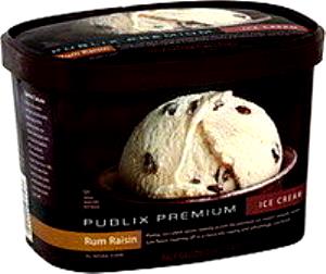 1/2 cup (73 g) Premium Rum Raisin Ice Cream