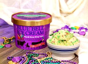 1/2 cup (74 g) Mardi Gras King Cake Ice Cream