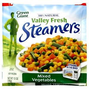 1/2 cup (83 g) Valley Fresh Steamers Mixed Vegetables