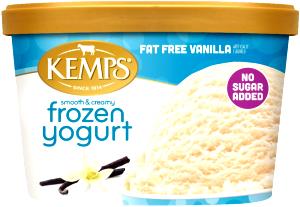 1/2 cup (83 g) Vanilla Nonfat No Sugar Added Frozen Yogurt