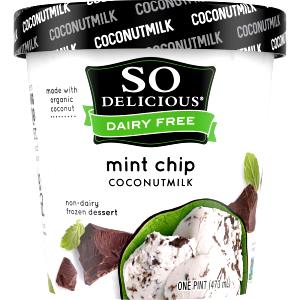 1/2 cup (84 g) Organic Soy Delicious Dairy Free Frozen Dessert - Mint Marble Fudge