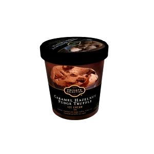 1/2 cup (87 g) Caramel Hazelnut Fudge Truffle Ice Cream