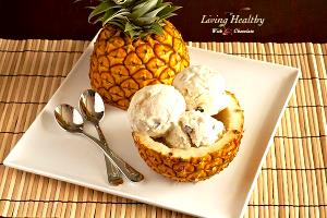 1/2 cup (95 g) Pineapple Coconut Ice Cream