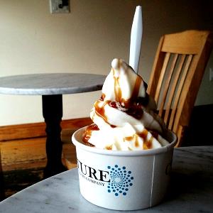 1/2 cup (97 g) Soft Serve Frozen Yogurt - Coffee