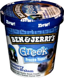 1/2 cup (99 g) Blueberry Vanilla Graham Greek Frozen Yogurt